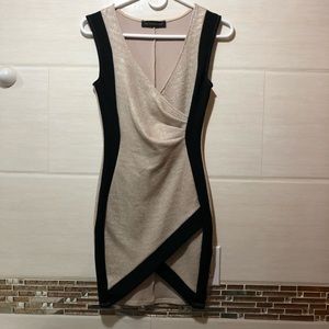 The Vintage Shop Gold Metallic Dress